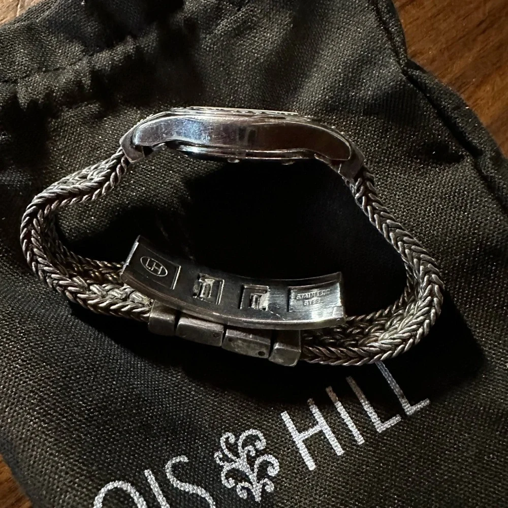 Lois Hill Sterling Silver Women's Watch. My Rolex isn't included! 😀